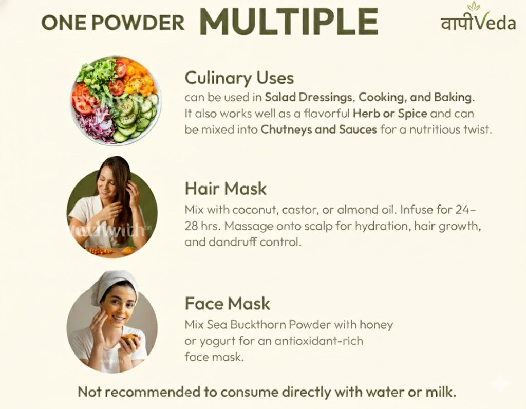 Sea Buckthorn Dry Berry Powder 100gm